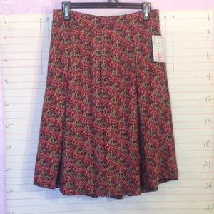 LuLaRoe women's geometric pattern size M skirt with pockets